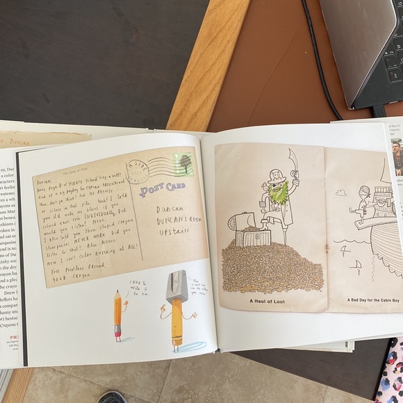 The Day the Crayons Quit & The Day the Crayons Came Home Hardcover Kids Books - Picture 5 of 8